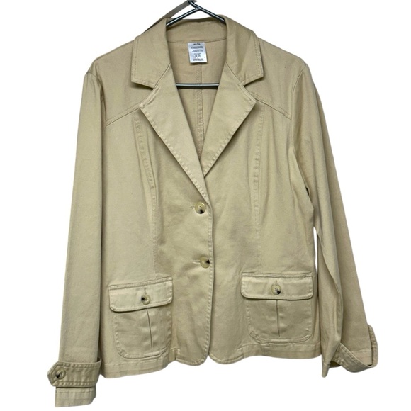 351 - Spring or Fall Jacket Size X-Large 98% Cotton - Picture 10 of 13